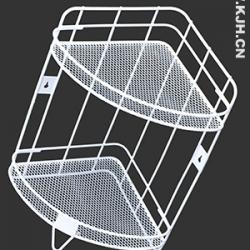 1013菱網角型二層架