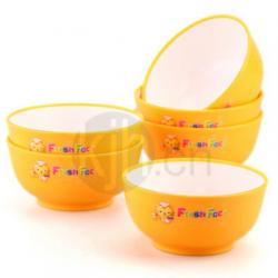 大號(hào)卡通時(shí)尚餐碗（6個(gè)／