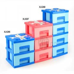 積木小層柜（正方2小、3