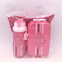 長方便當(dāng)盒+500CC水壺