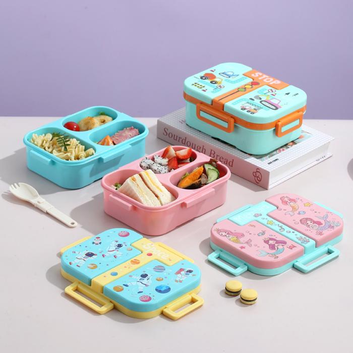 獨(dú)立密封童趣塑料餐盒